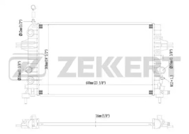 Теплообменник ZEKKERT MK-1084