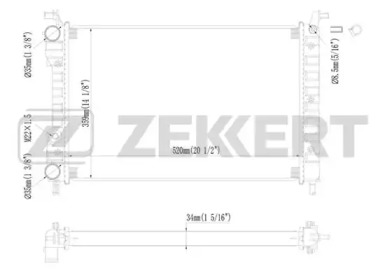 Теплообменник ZEKKERT MK-1106