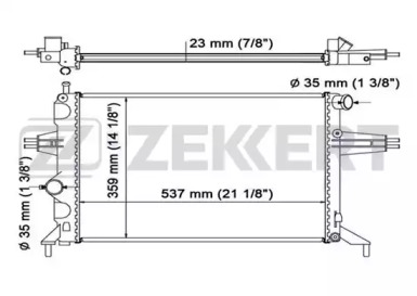 Теплообменник ZEKKERT MK-1112