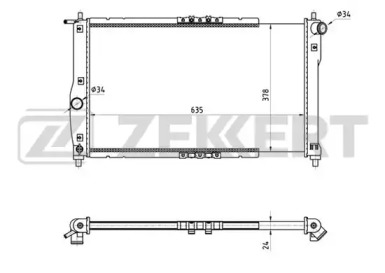 Теплообменник ZEKKERT MK-1116