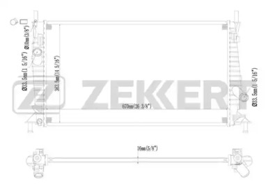 Теплообменник ZEKKERT MK-1128