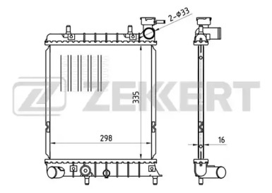 Теплообменник ZEKKERT MK-1142