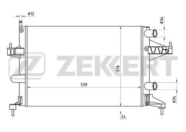 Теплообменник ZEKKERT MK-1152