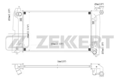 Теплообменник ZEKKERT MK-1166