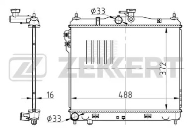 Теплообменник ZEKKERT MK-1172