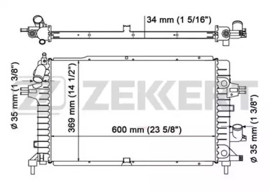 Теплообменник ZEKKERT MK-1188