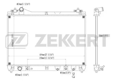 Теплообменник ZEKKERT MK-1199