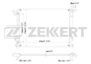 Теплообменник ZEKKERT MK-1207