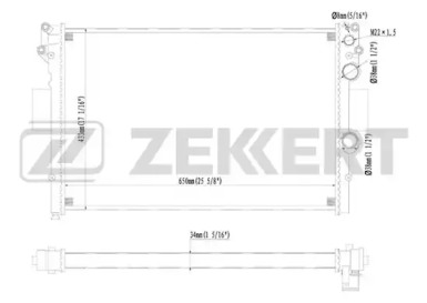 Теплообменник ZEKKERT MK-1210