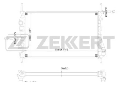 Теплообменник ZEKKERT MK-1216