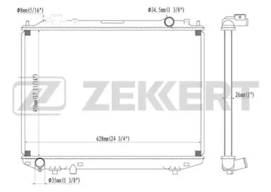 Теплообменник ZEKKERT MK-1217