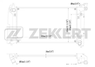 Теплообменник ZEKKERT MK-1224