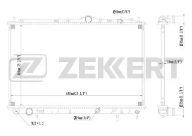 Теплообменник ZEKKERT MK-1225