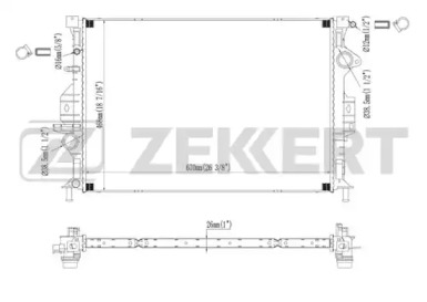 Теплообменник ZEKKERT MK-1230