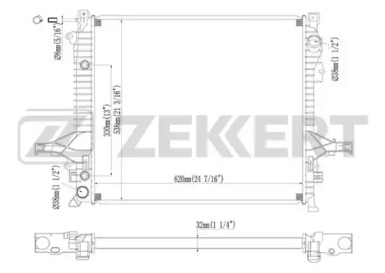 Теплообменник ZEKKERT MK-1235