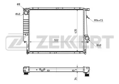 Теплообменник ZEKKERT MK-1243