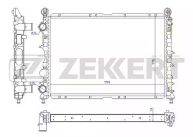 Теплообменник ZEKKERT MK-1245