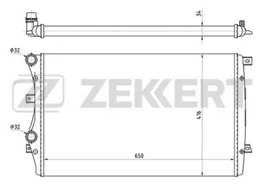 Теплообменник ZEKKERT MK-1246