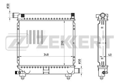 Теплообменник ZEKKERT MK-1248