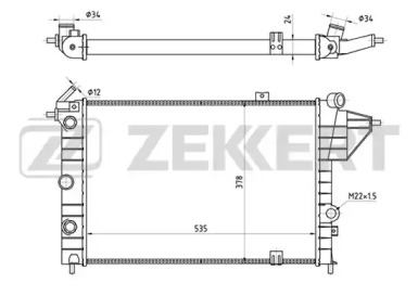 Теплообменник ZEKKERT MK-1264