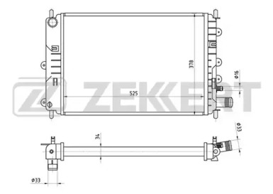 Теплообменник ZEKKERT MK-1265