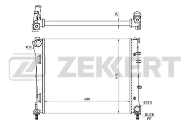 Теплообменник ZEKKERT MK-1270