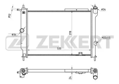 Теплообменник ZEKKERT MK-1277