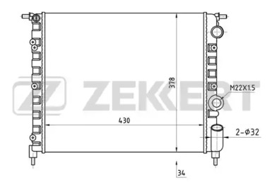 Теплообменник ZEKKERT MK-1284