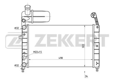 Теплообменник ZEKKERT MK-1287