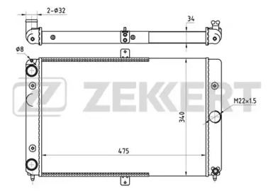 Теплообменник ZEKKERT MK-1297