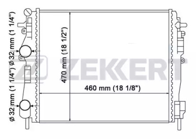 Теплообменник ZEKKERT MK-1299