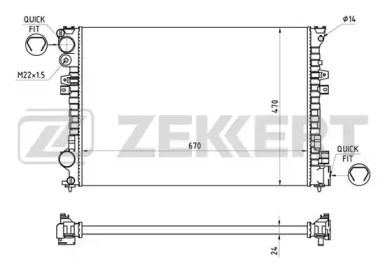 Теплообменник ZEKKERT MK-1306