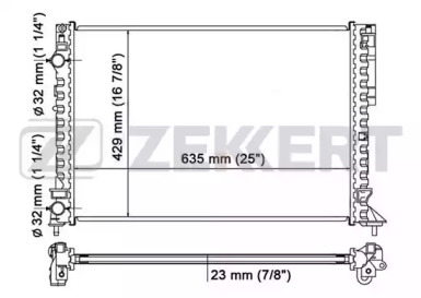 Теплообменник ZEKKERT MK-1308