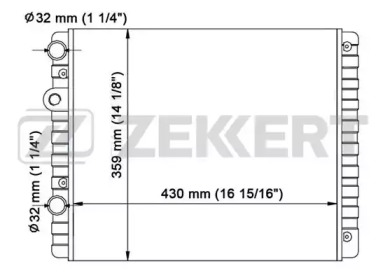 Теплообменник ZEKKERT MK-1314