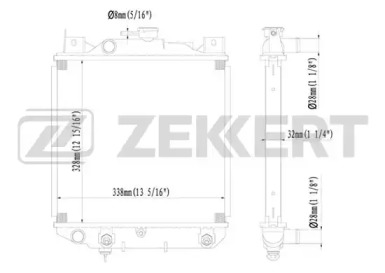 Теплообменник ZEKKERT MK-1325