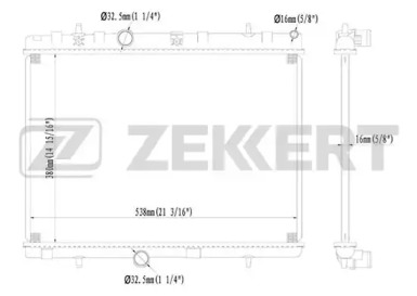 Теплообменник ZEKKERT MK-1344