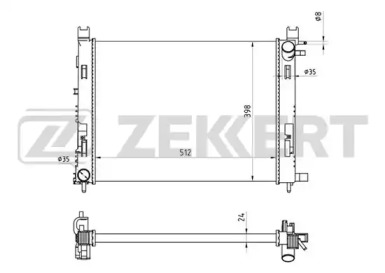 Теплообменник ZEKKERT MK-1353