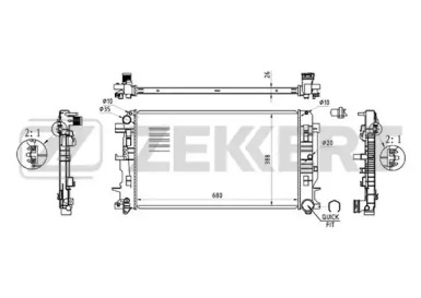 Теплообменник ZEKKERT MK-1355