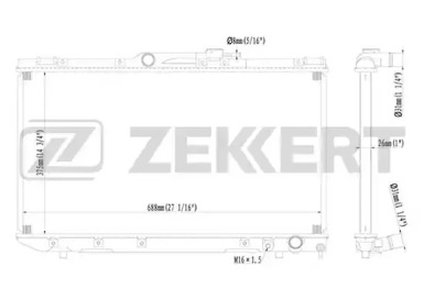 Теплообменник ZEKKERT MK-1359