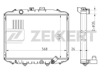 Теплообменник ZEKKERT MK-1368