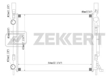 Теплообменник ZEKKERT MK-1375