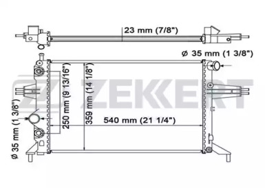 Теплообменник ZEKKERT MK-1380