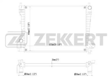 Теплообменник ZEKKERT MK-1397