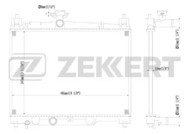 Теплообменник ZEKKERT MK-1398