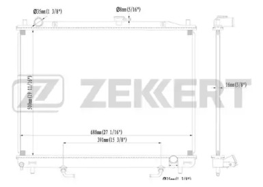 Теплообменник ZEKKERT MK-1400