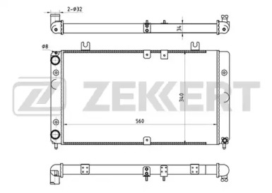 Теплообменник ZEKKERT MK-1403