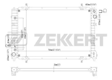 Теплообменник ZEKKERT MK-1415