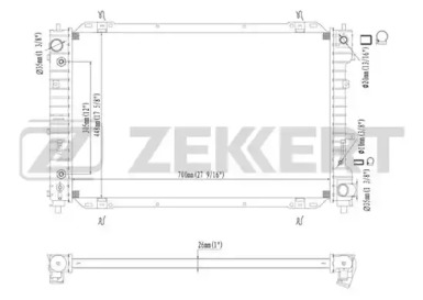 Теплообменник ZEKKERT MK-1416