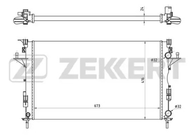 Теплообменник ZEKKERT MK-1429