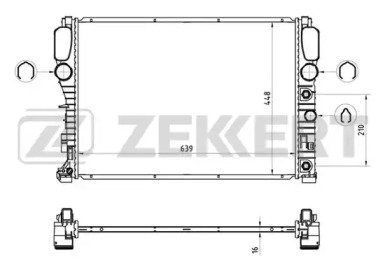 Теплообменник ZEKKERT MK-1443